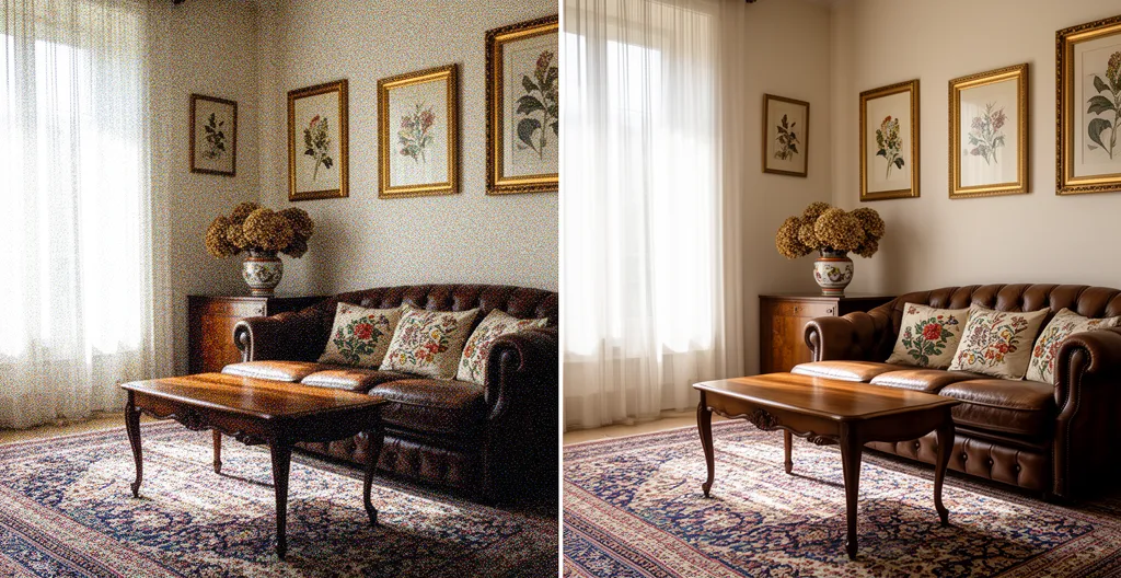 Comparaison qualité photo capteur smartphone versus capteur full-frame en basse lumière